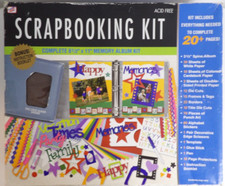 2004 WESTERN CRAFTS SCRAPBOOKING KIT ACID FREE MEMORY ALBUM KIT SET NIB NEW