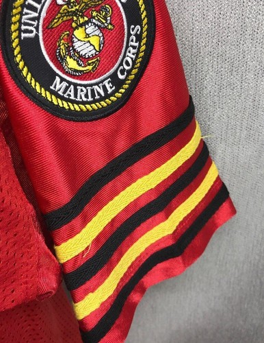 US MARINES NEW SIZE L EMBROIDERED FOOTBALL STYLE JERSEY SEMPER FI GIFT - Picture 10 of 24