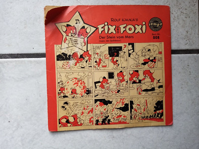 Fix und Foxi  - Hörspiel Single  -alt ,auf Tempo Records ''Lupo der Seiltänzer''