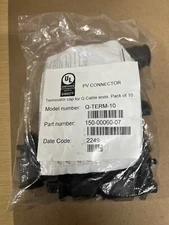 New SunPower (Enphase) Q-TERM-10 Q Cable Branch Terminator Cap (Pack of 10)