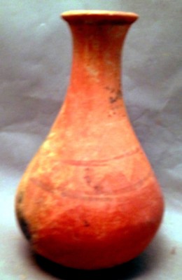 AFRICAN POTTERY CERAMIC DJENNE CLAY EARTHEN JAR TERRACOTTA VESSEL VASE CONTAINER
