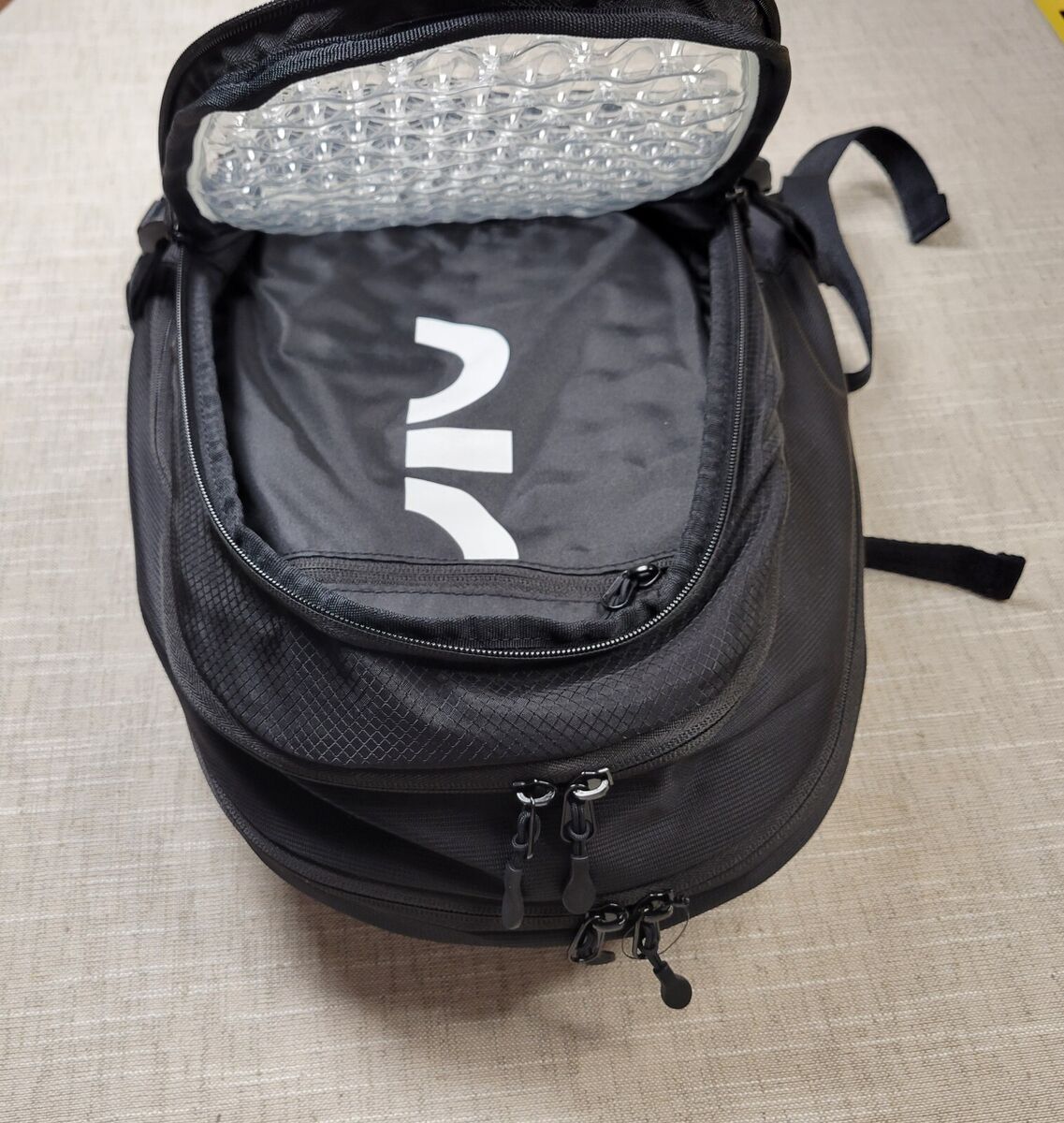 NIKE Air Max Bubble Backpack Black White Logo Padded Elite NIKE Air Max Bubble Backpack Black White Logo Padded Elite