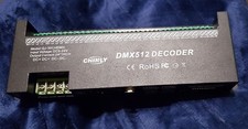 AMKI - DMX 512 LED Decoder Controller for RGB Tape Strip Light Dimmer Driver...