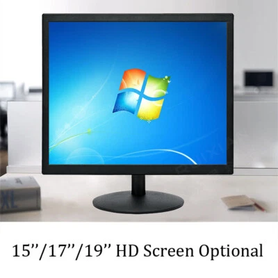 15''/17''/19'' Portable Computer PC Display HD TV Screen HDMI Security Monitor