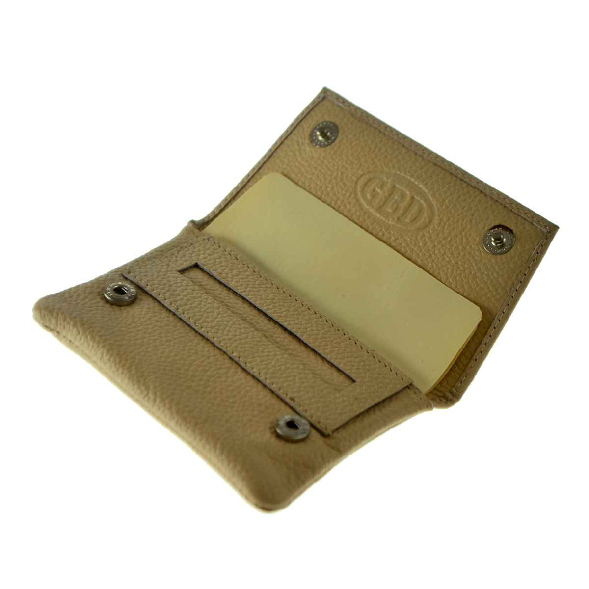 tobacco pouch small P35539BO - GBD Mini Bone Colour Leather Patterned Roll Your Own Tobacco  Pouch