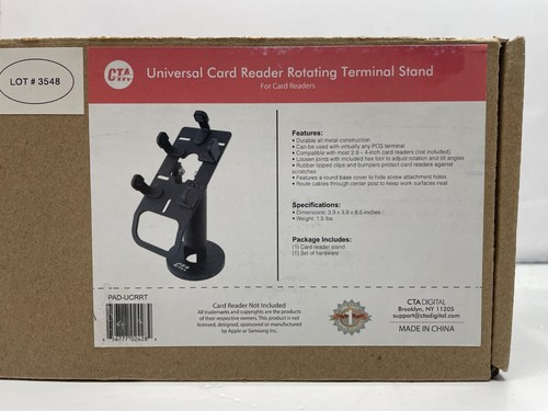 CTA Universal Square POS Machine Terminal Stand, Adjustable Square Credit Card - Picture 7 of 8