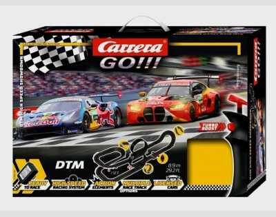 Carrera GO!!! DTM SPEEDWAY ミニカーセット Carrera GO!!! DTM High Speed Showdown 1/43 Slot Car Racing Set