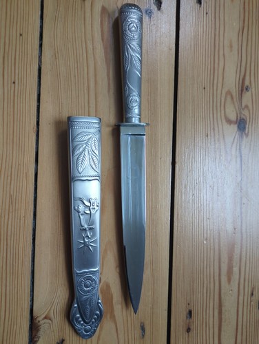 Great Condition Vintage GELODUR Hercules Boot Knife + Sheath, Inox - Picture 3 of 9