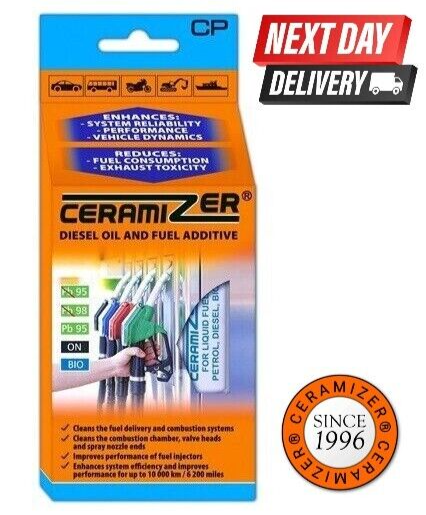 CERAMIZER CP FUEL ADDITIVE UPGRADES AND IMPROVES FUEL QUALITY DIESEL PETROL PRO