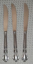 Rogers Co Stainless Korea - Lot of 3 Dinner Knives
