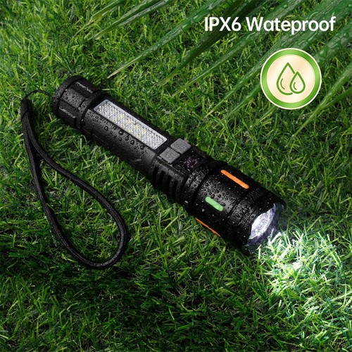 Most Powerful 99000000LM LED Military Torch USB Rechargeable Tactical Flashlight - Picture 21 of 23