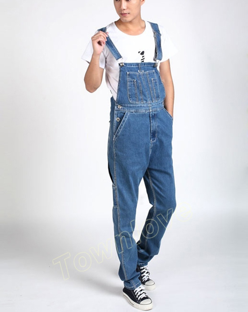 【値下げ中】Looplus Denim Overall Pants Fnochy Women's Casual Loose Denim Overalls Adjustable Strap