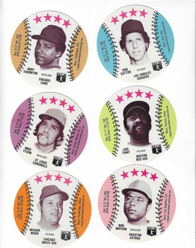 1976 Isaly's Crane Discs U-CHOOSE Aaron Carlton Garvey Hunter Koosman Mayberry + - Picture 53 of 57