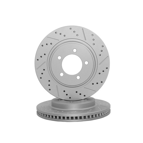 Rotores de freno de disco perforados delanteros para Ford Explorer Sport Trac Mercury Mountaineer - Imagen 2 de 7
