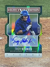Troy Stokes 2014 Panini Elite Extra Edition Auto #/25