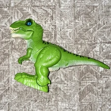 ZURU Robo Alive T-Rex Green Dinosaur Robotic Walking Roaring Working 12" x 7  W