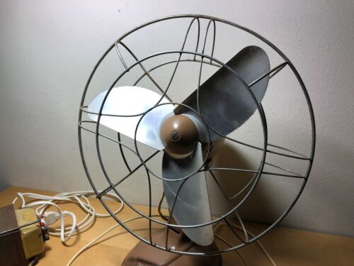 Molto Antico Raro Ventilatore Numax + Trasformatore - Funziona - Photo 1/6