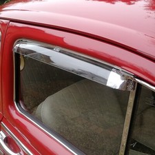 CLEAR Persex / Aluminium Window Shades Vents for VW Beetle Bug early AAC326