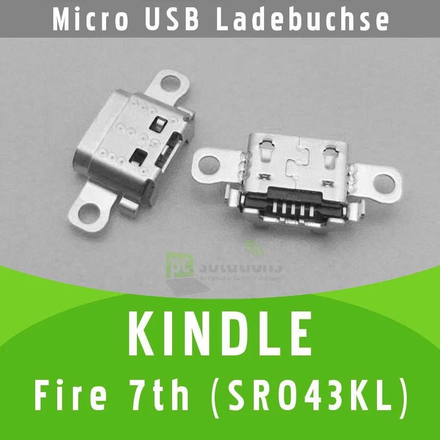 ✅ Amazon KINDLE Fire 7th SR043KL Micro USB DC Femmina Connettore di Ricarica Porta