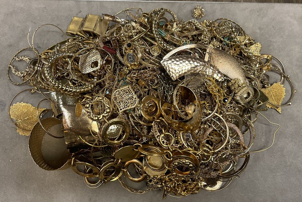 14.10LB Gold FilledRolled Plate Gold Plated JEWELRY LOT eBay