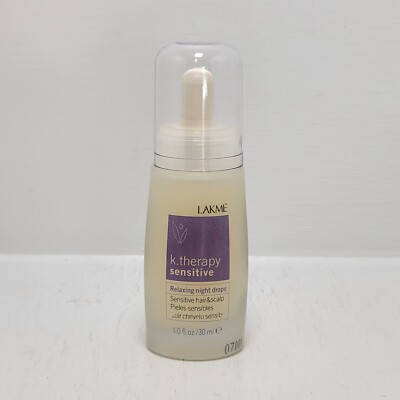 LAKME K.Therapy Sensitive Relaxing Night Drops - 1 oz | New | Free Shipping