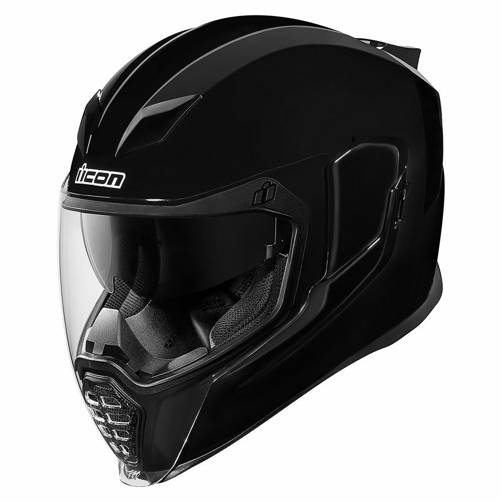 FREE SHIPPING* Icon Airflite Gloss Black Full Face DOT