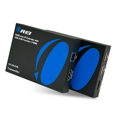 HDMI Extender Over CAT6/7 With KVM & HDMI Loop-Out 1080p@60Hz Upto 492 Ft