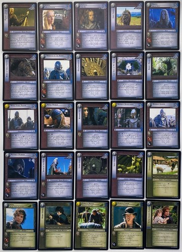 Decipher Lord of the Rings TCG: The Hunters 194/194 Complete Nonfoil Set NM - Picture 8 of 10