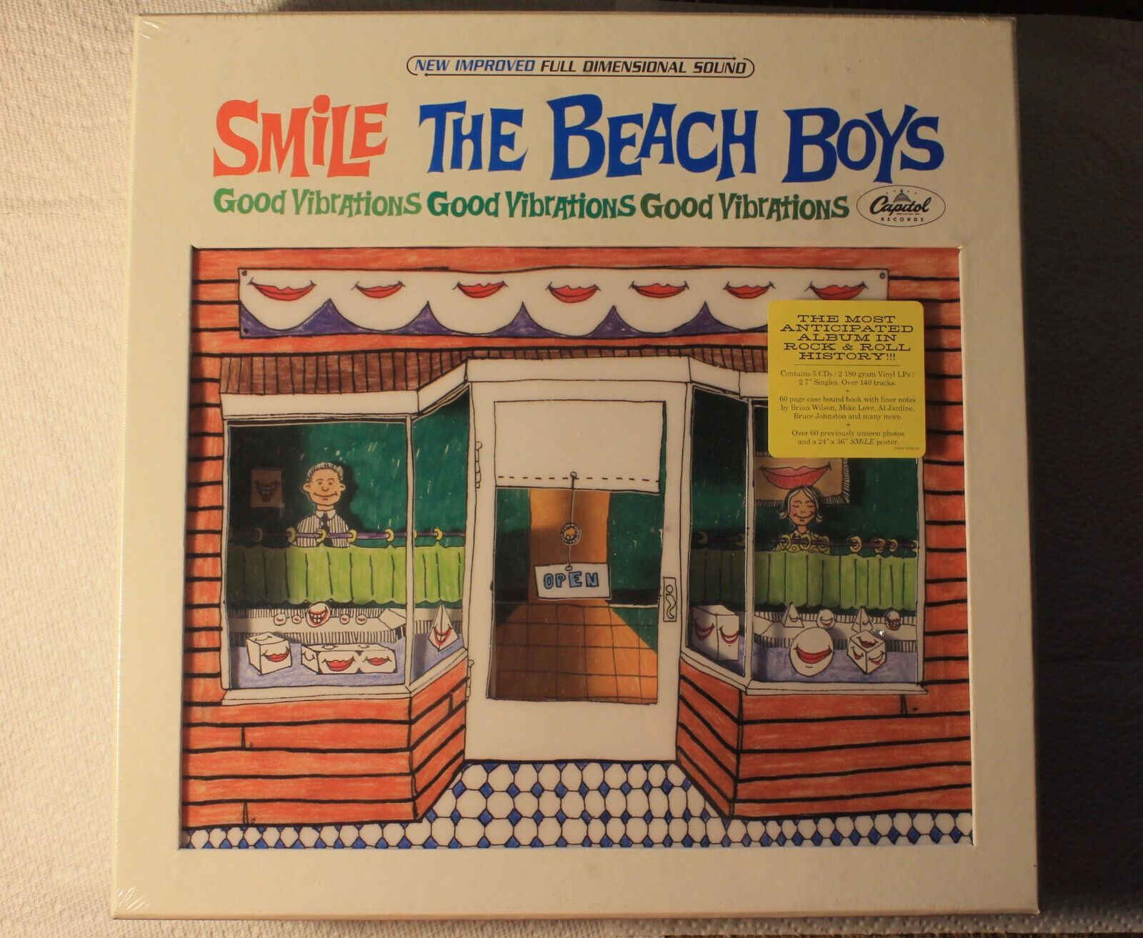 The Beach Boys - The Smile Sessions US SEALED Capitol LP/CD BOX set Brian Wilson