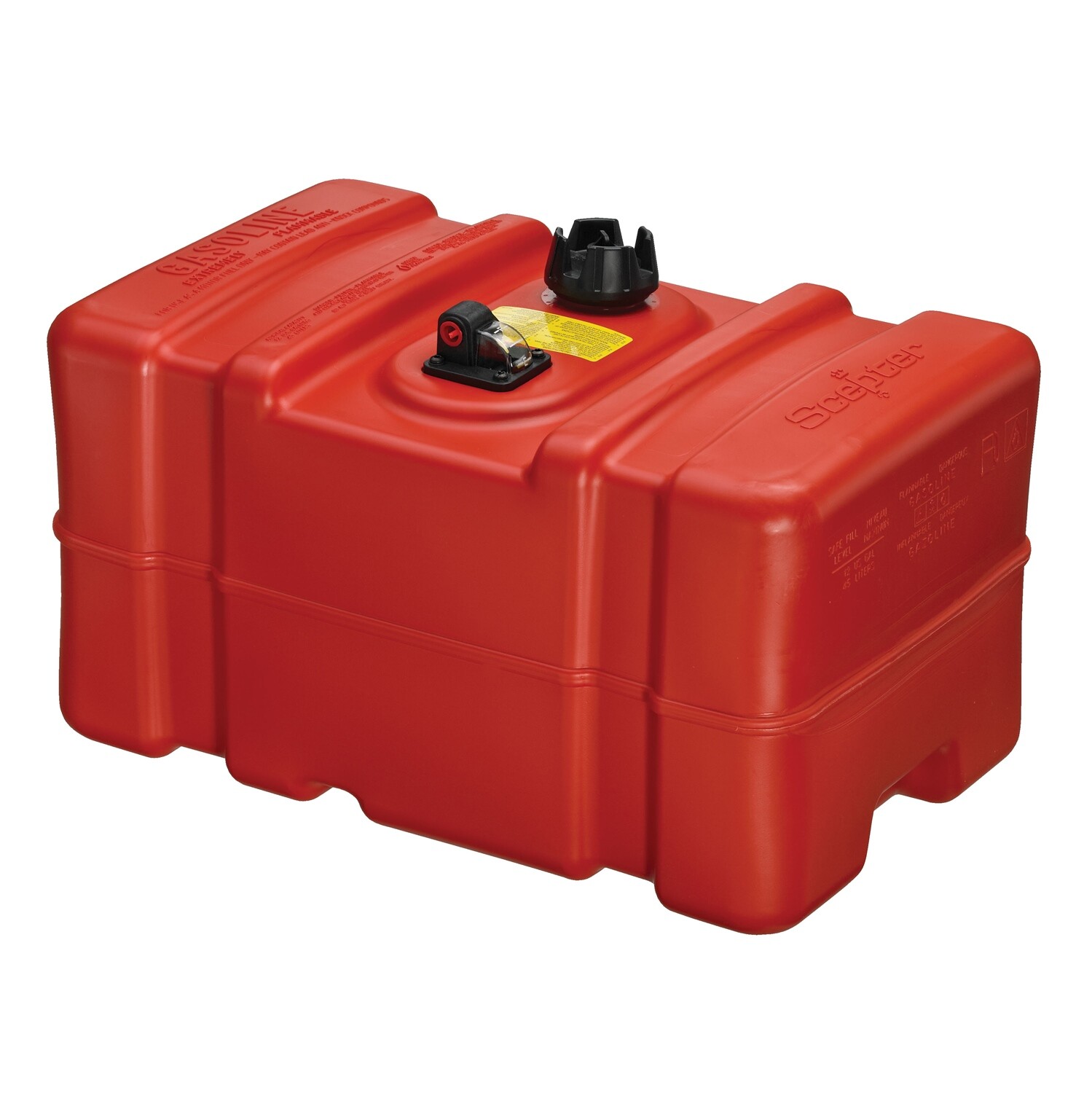 Moeller High Topside Tank 12-Gallon BOAT FUEL TANK ‎58.19 x 36.3 x 35.31 cm