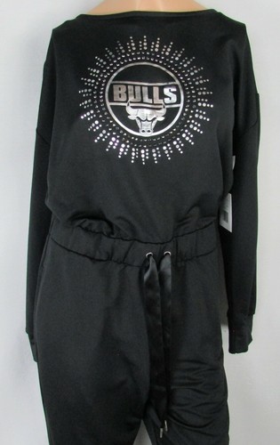 Mono negro para mujer de los Chicago Bulls NBA - Imagen 2 de 6