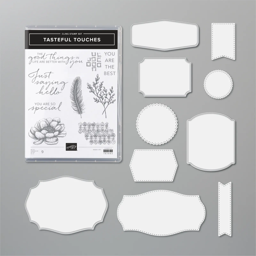 Tasteful Touches Bundle Stamps + Dies + embossing folder - Stampin' Up! - Picture 2 of 3