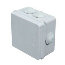 IP JUNCTION BOX CASE IP55 WATERPROOF GREY / BLACK FOR OUTDOOR ELECTRIC CCTV