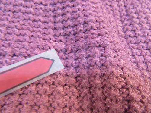 DKNY Girls Large Sweater Purple Knit Flip Sequin Logo Pullover Bow Sleeve Fuzzy - Picture 6 of 12