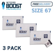 Integra Boost Size 67 55% 3 pack 2 Way Humidity Control - Free Shipping
