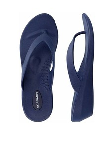 rubber flip flops with arch support