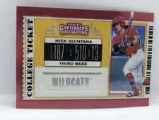 2019 Panini Elite Extra Edition Nick Quintana Wildcats Tigers College Ticket /10