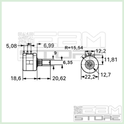 Potenziometro Multigiro - AL17/19 - MEGATRON Elektronik GmbH & Co. KG - Manuale / Analogico - Foto 9