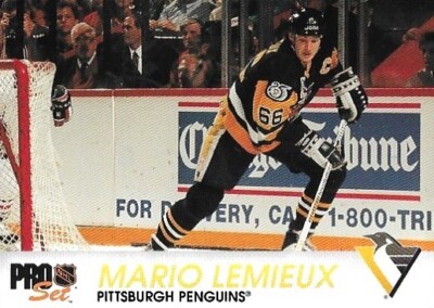 1992-93 Pro Set #139 Mario Lemieux