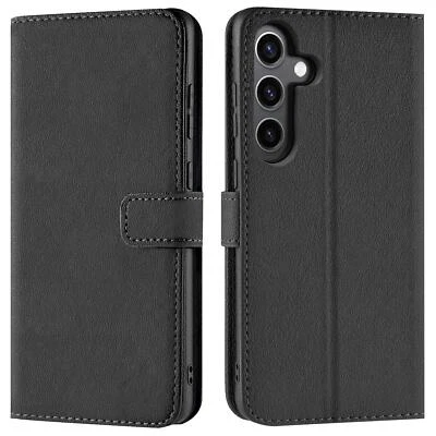 COOLGADGET Schutz Hülle für Samsung Galaxy S24 FE Klapp Tasche Book Cover Flip Wallet Case