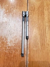Matco Tools 1/4" Drive 4" 6" Knurled Chrome Friction Ball Extensions Lot Of 2