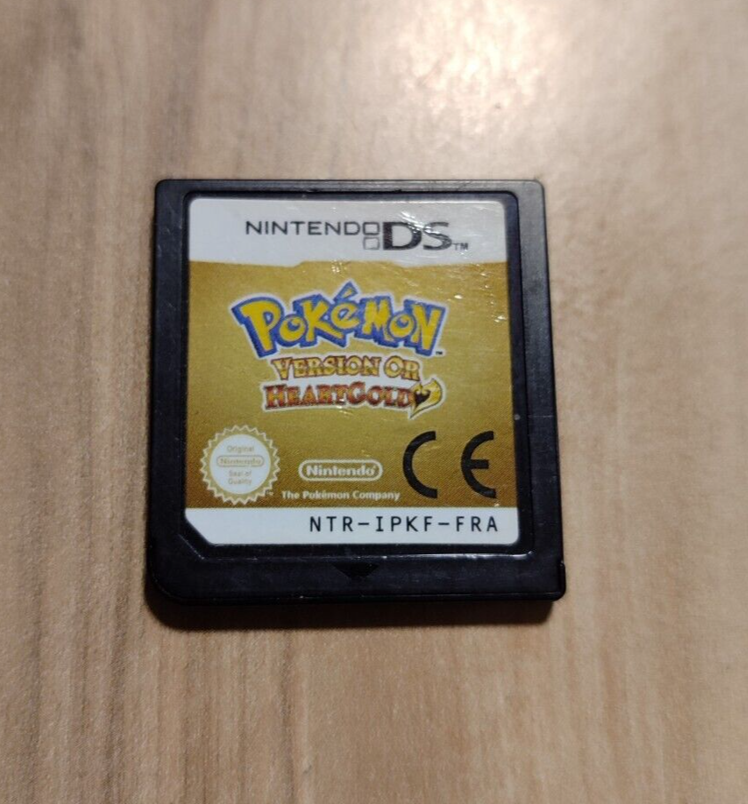 Pokemon Heartgold version (French Version) Nintendo DS - Authentic 