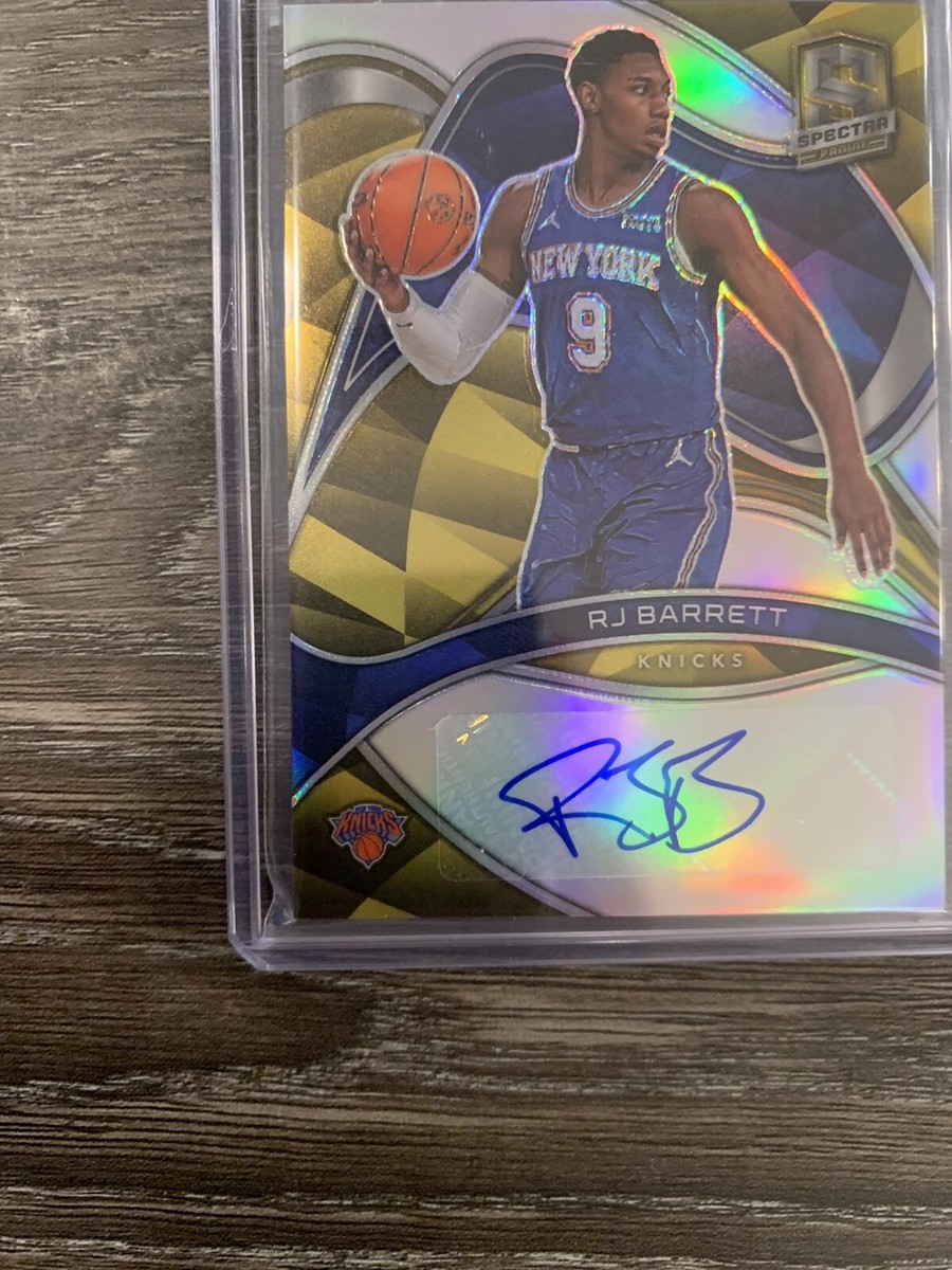 2021-2022 Spectra RJ Barrett RJバレットサイン入り/99 Prizm Knicks