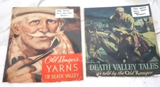 1933 + 1934 Borax  Soap Radio Programs Death Valley Tales + Old Ranger Yarns