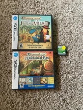 3 Professor Layton Nintendo Games, Mystery & Puzzle Games