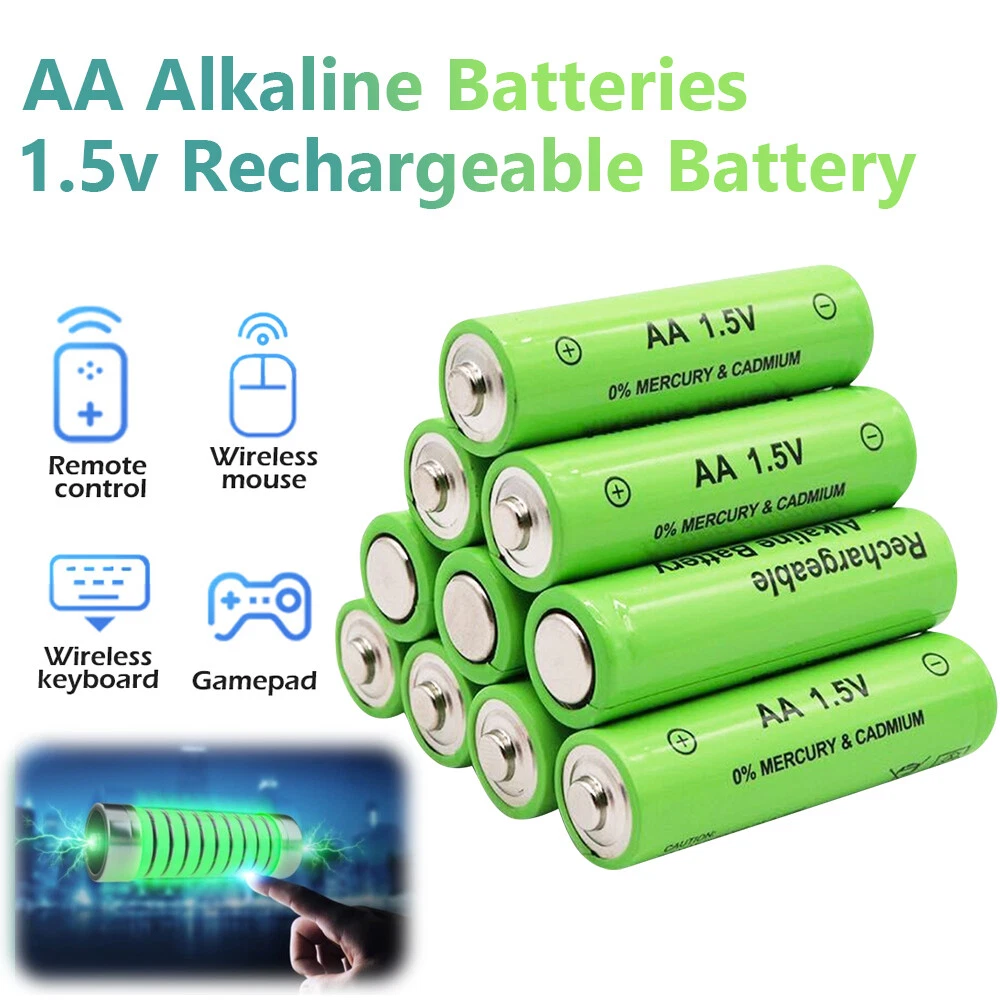 Leak-proof AA/AAA Rechargeable Battery Batteries 1.5V 3000mAh NiMH  Universal