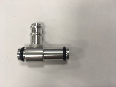 Kawasaki Carb Fuel Center Tee, Pipe /Alum KZ440,KZ750, ZN700