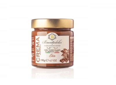 Brontedolci Crema al Cioccolato Schokoladenaufstrich Schokolade 190g in Glas