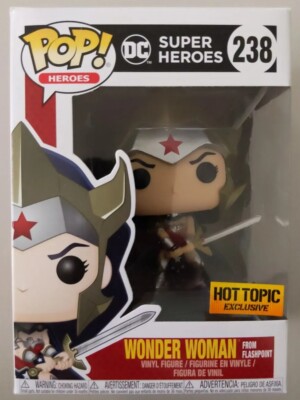 Wonder Woman Funko Pop! Flashpoint Hot Topic Exclusive DC Superheroes #238