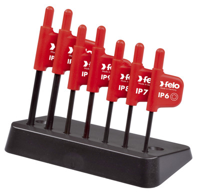 Felo Fähnchenschlüssel Display 7-tlg. TORX PLUS  6 IP - 20 IP